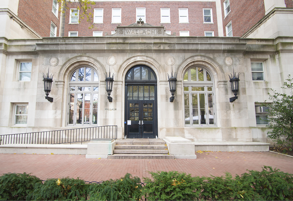 Exterior of Wallach Hall