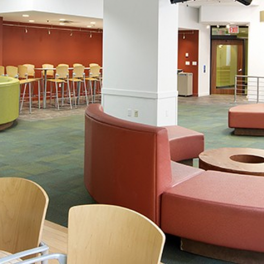 The main lounge in Carman