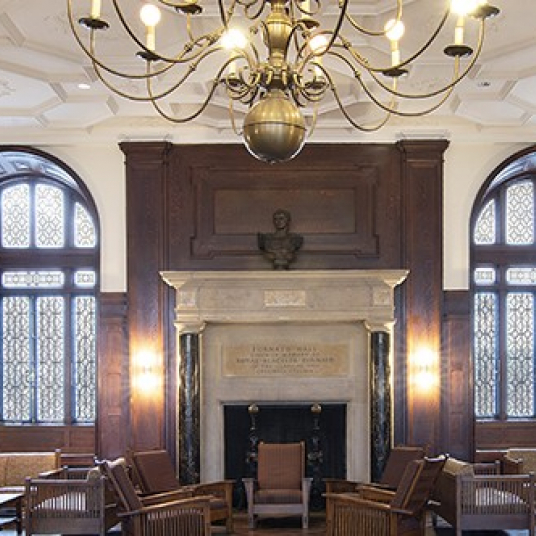 The building lounge in Furnald