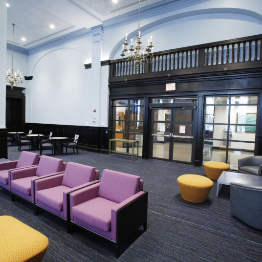 The building lounge in John Jay