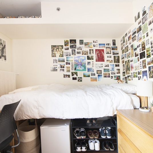 A single room in Wallach Hall