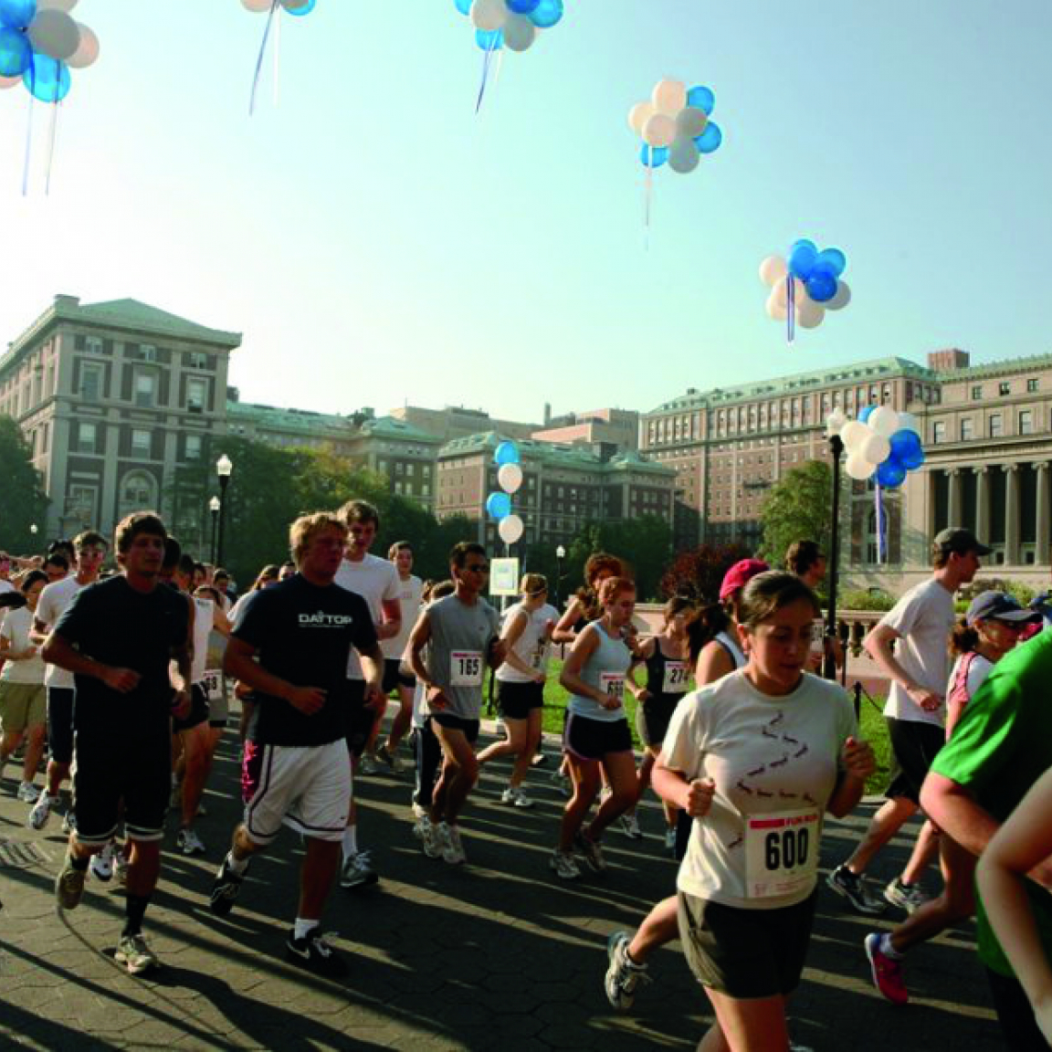 People running a 5k