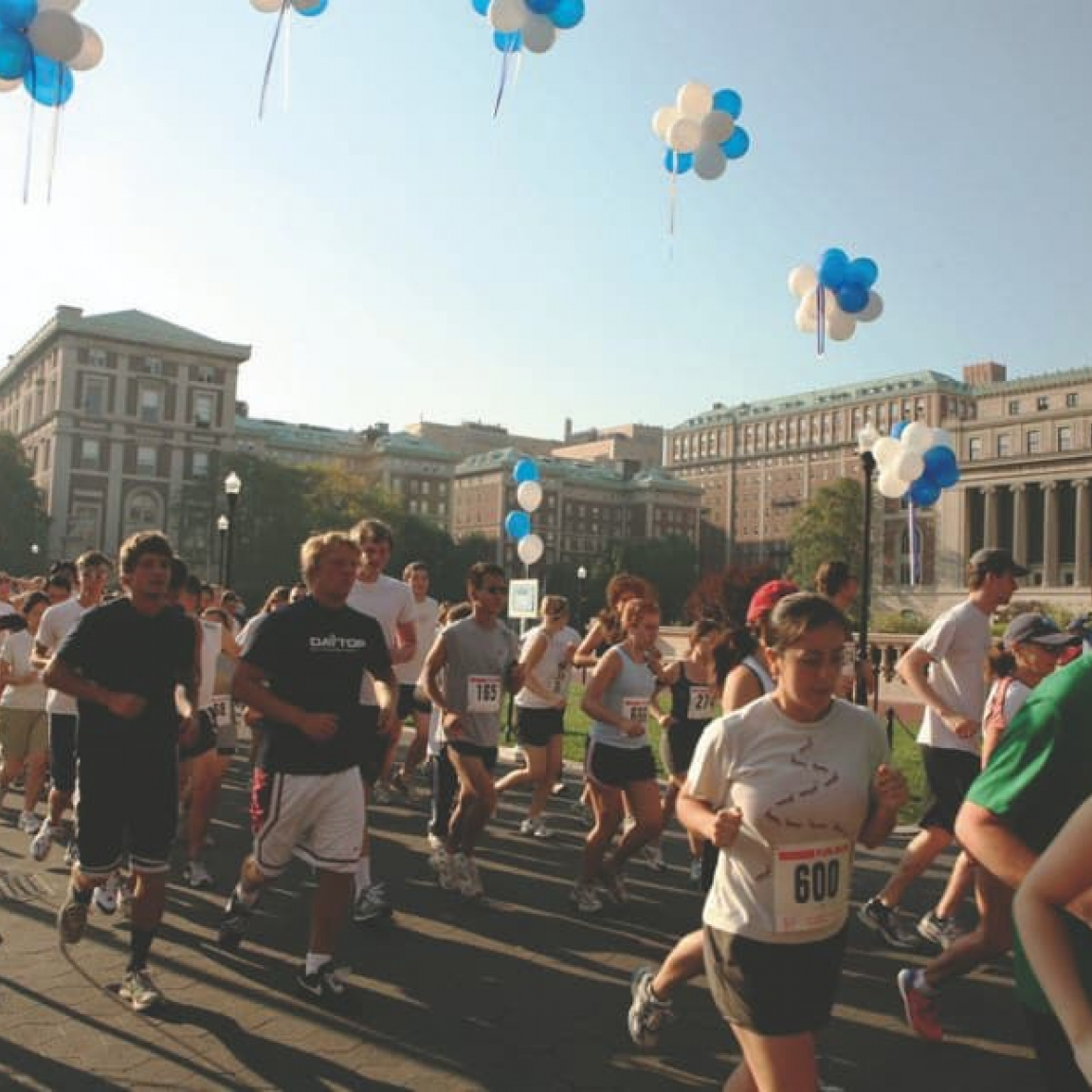 People running a 5k