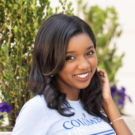Columbia student Ashley P. from Dallas, Texas