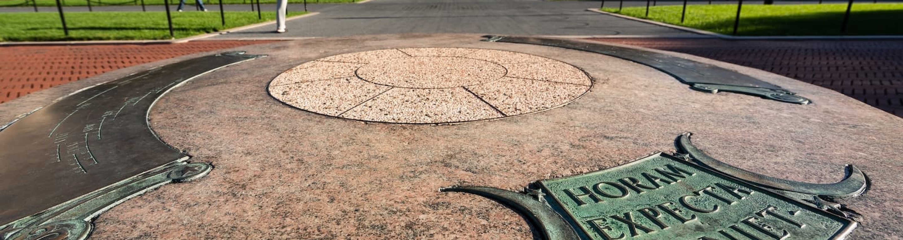Sundial in front of Low Library