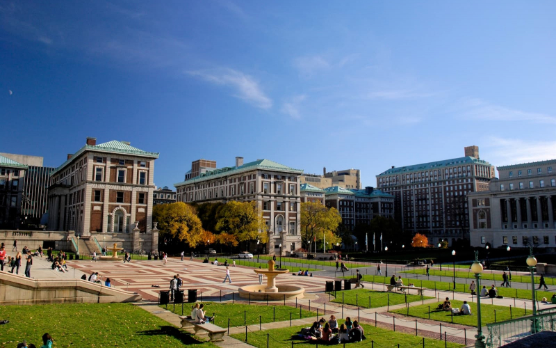 Columbia's Low Plaza and College Walk